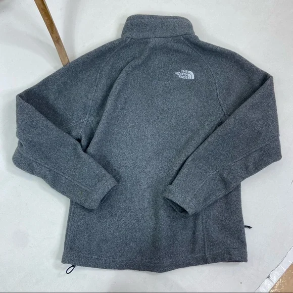 TNF the north face mens gray full zip jacket . Size Small - Picture 2 of 7